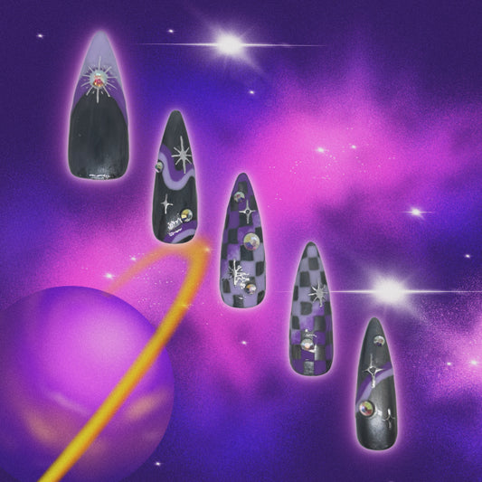 Space Nails (Purple)